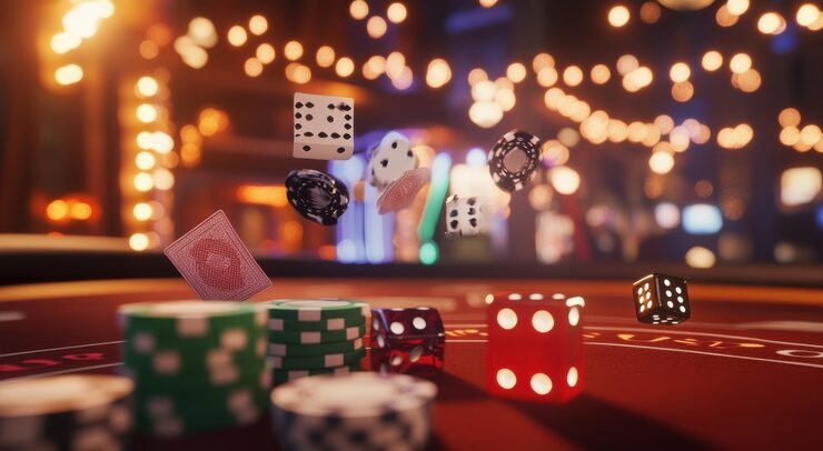 ratutogel terbaru live-dealer blackjack table with professional dealer and multi-camera setup